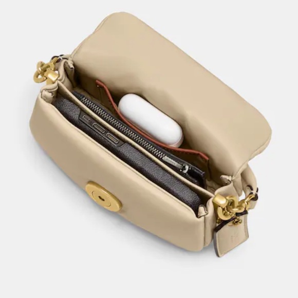 ❌SOLD❌ Coach Pillow Tabby Top Handle Crossbody Bag Ivory 18 - Picture 14 of 15